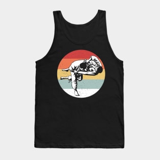 Judo Vintage 70s 80s Silhouette Distressed Tank Top